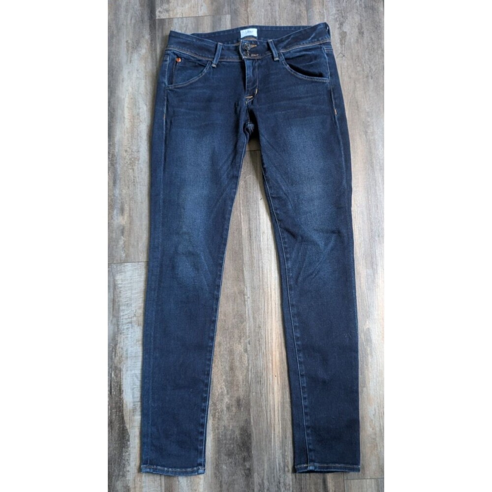 Hudson Jeans Collin Skinny Low Rise Denim W422DJA Womens Size 28 x 30" In Dark